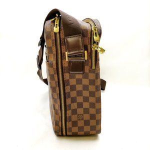 LOUIS VUITTON Shoulder Bag N45251 Dorsoduro Damier canvas Brown mens U –